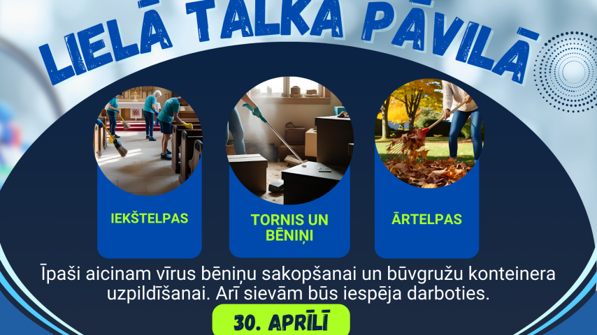 Lielā talka 30.aprīlī